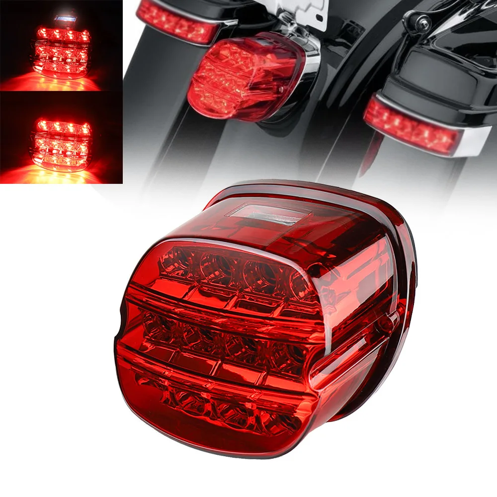 

Motorcycle Led Brake Tail Light Fits For Harley Touring Electra Glide Road Glide Softail Sportster XL883 XL48 Dyna FLD Fat Boy