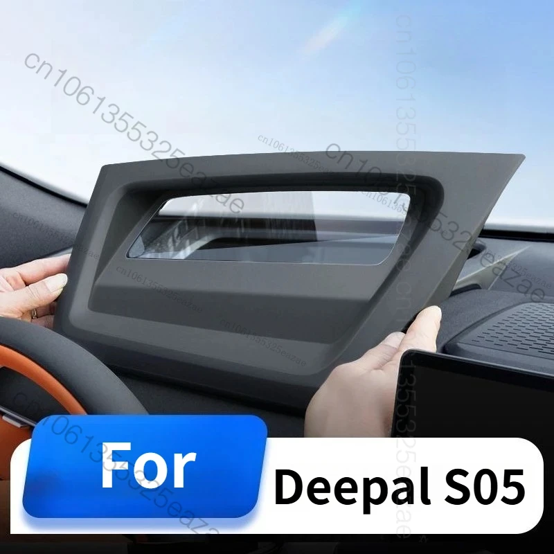 Фото Для Deepal S05 C857 2024~2026 2025: Защитный пылезащитный чехол для проекционного дисплея (HUD) на приборную панель автомобиля с левым рулем, аксессуары для интерьера №1