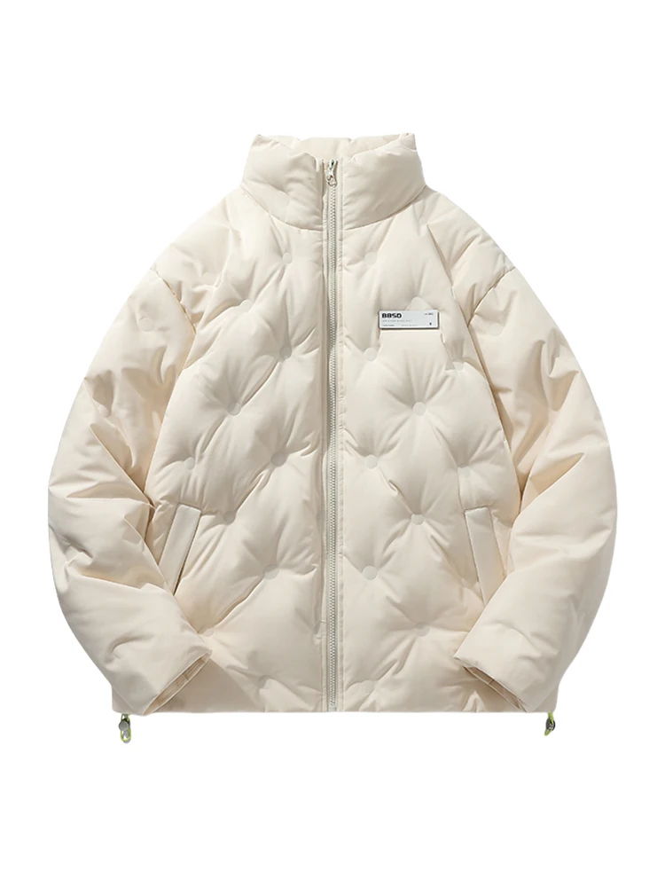  Легкий пуховик мужской зимний новый теплый парный образ нейтральный Sle