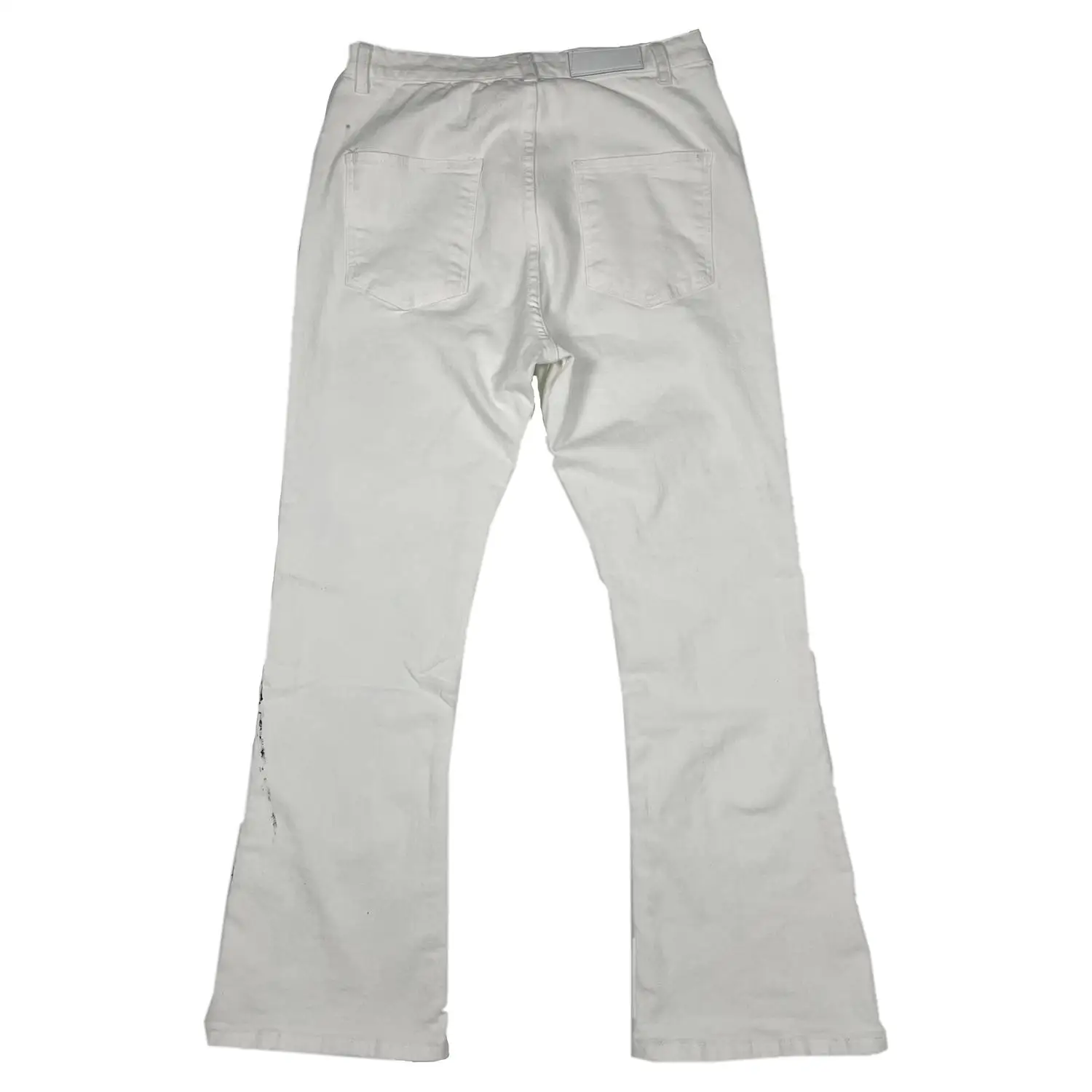 Original INS street fashion personality hand-painted printing micro-flare pants men and women with the same autumn new style