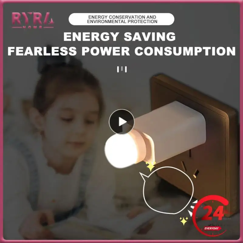 

Small Round Reading Desk Lamp Bulb Mini Led Book Lights Rechargeable Usb Night Light Power Bank Charging Desk