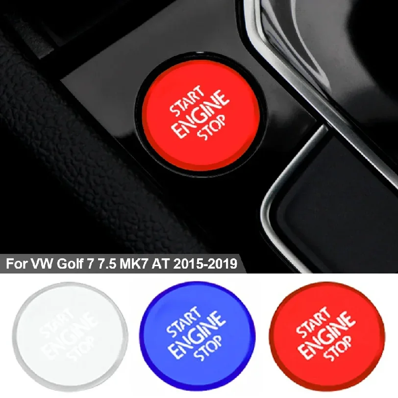 Фото Накладка на кнопку стоп-сигнала/автоматического удержания автомобиля (Auto Hold) для VW Golf 7 7.5 MK7 AT 2015-2019 №2