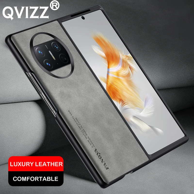 

Luxury Leather Case for Huawei Mate X3 MateX3 ALT-AL00 Frosted Ultra-thin Armor Shockproof Hard Back Phone Cover HuaweiMateX3