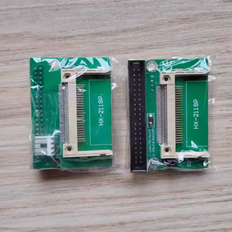 Фото Адаптер для карт Compact Flash (CF) на IDE 3.5 дюйма, 2x CF, загрузочный, 40-контактный, конвертер для жестких дисков CF на IDE 3.5 дюйма, с разъемом Male Connector №2