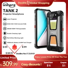 Unihertz 8849 tank 2 projector powered smartphone 22GB 256GB camping light cellphones 108mp G99 64MP night vision mobile phones