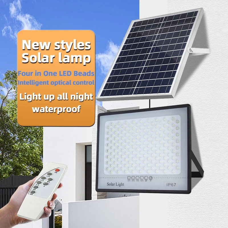300 Вт фонари с солнечной батареей автоматический умный пульт дистанционного