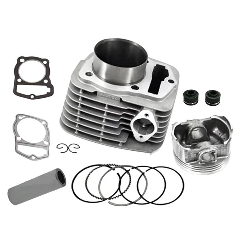 Фото AB56-комплект гильз цилиндра двигателя мотоцикла для Zongshen CB250 CRF230F SL230 1997-2008 XR230 новые аксессуары для двигателя мотоцикла №2
