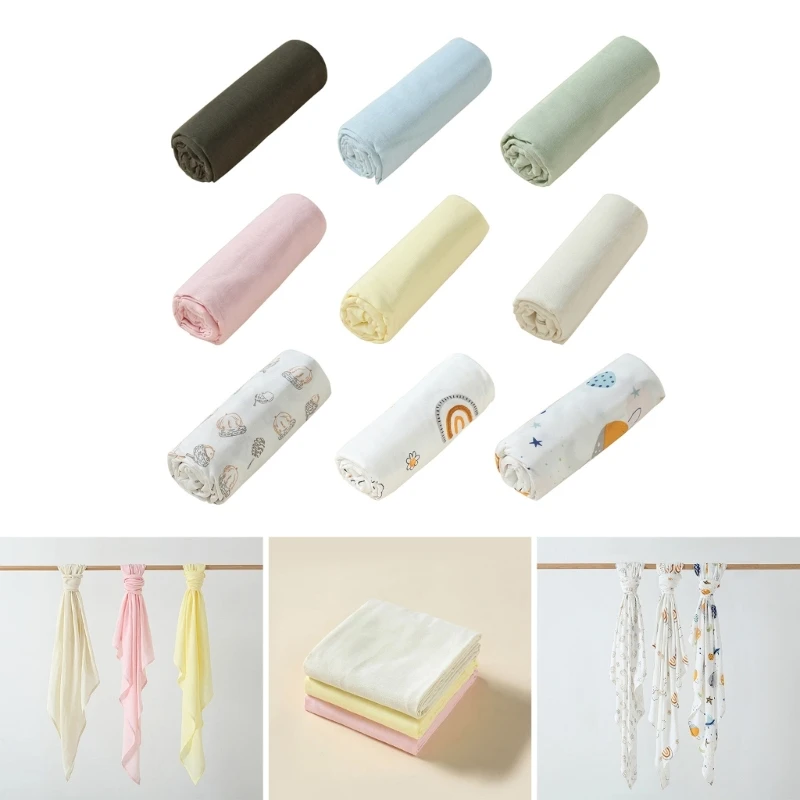 

Cotton Baby Receiving Blanket Newborn Water Absorbent Swaddles Blanket Infant Shower Gift Breathable Bedding Essential
