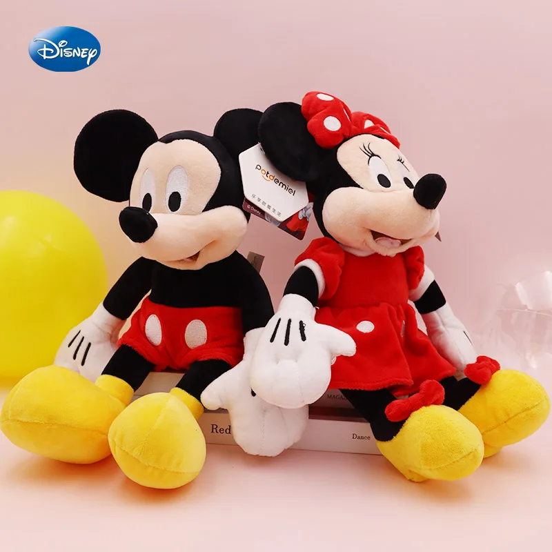 

30cm Disney Classic Doll Mickey And Minnie Mouse Plush Toys With Fragrance Cute Stuffed Animals Set For Kids 5 To 7 Years Old