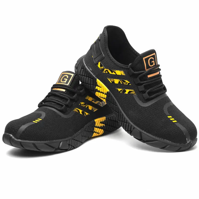 Рабочие кроссовки мужская защитная обувь рабочие ботинки со стальным носком