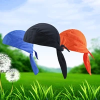 solid color breathable headscarf helmet liner cap quick drying headscarf sun protection outdoor riding sports running sports cap