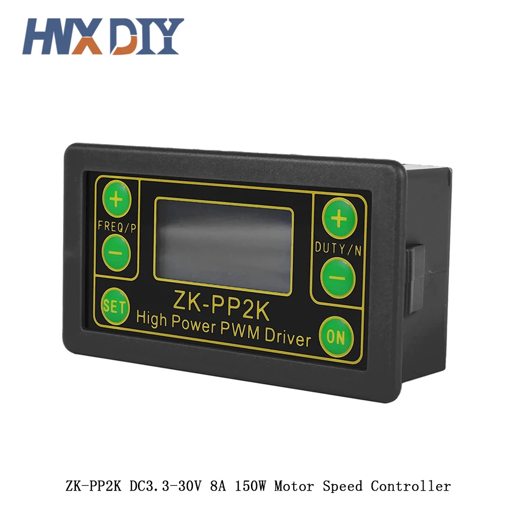 

ZK-PP2K генератор сигналов двойного режима PP2K PWM контроллер скорости двигателя 8A 150 Вт Регулируемый Модуль частоты рабочего цикла