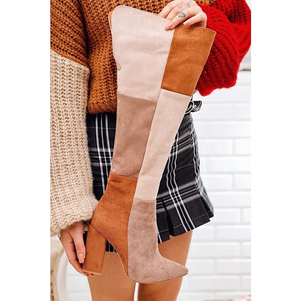 

Dorlie Kamiyah Tan Beige Khaki Laptop Boots