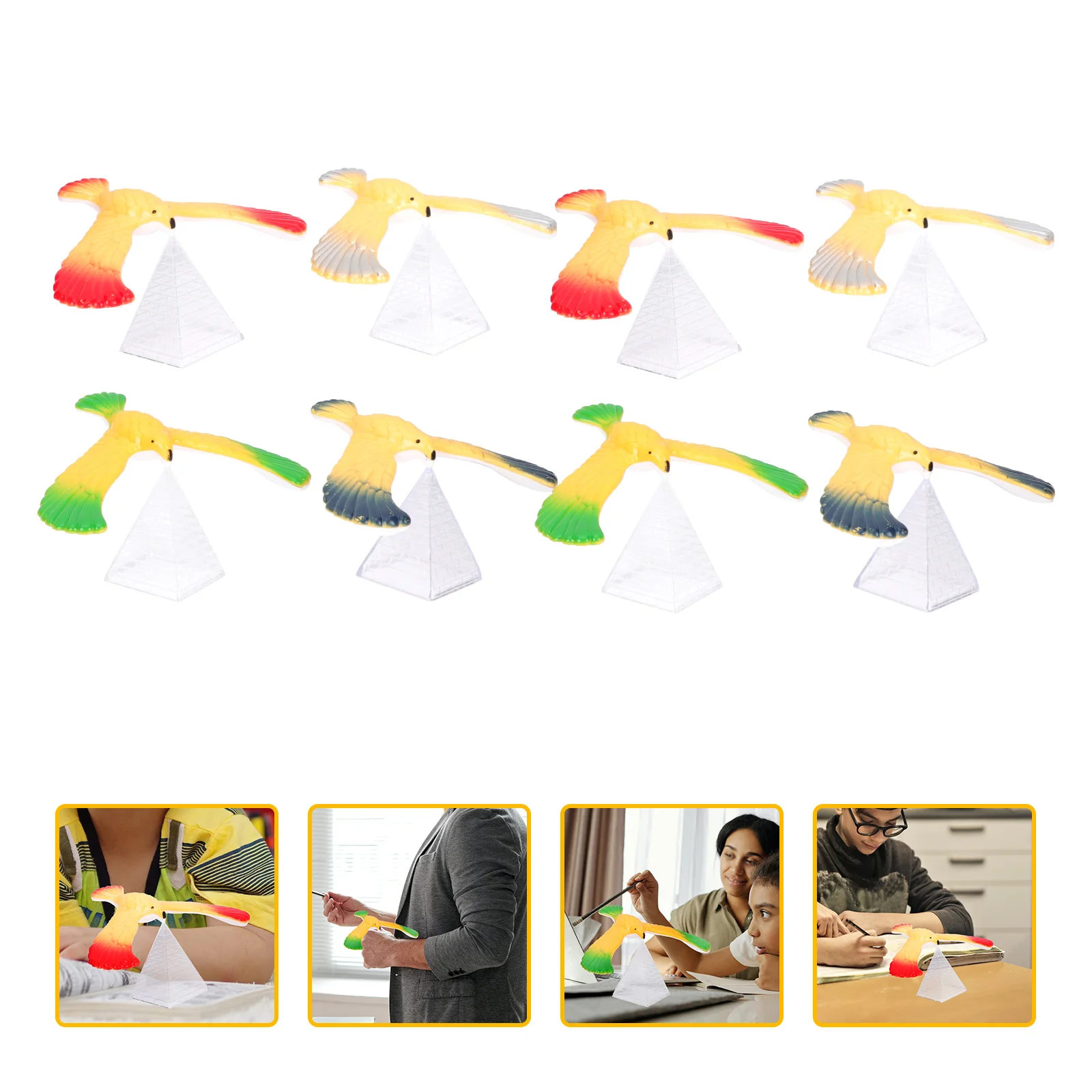 

Birdbalance Balancing Eagle Gravity Finger Tower Eiffel Pyramid Centertreasure Figurine Box School Egyptian Physical Science