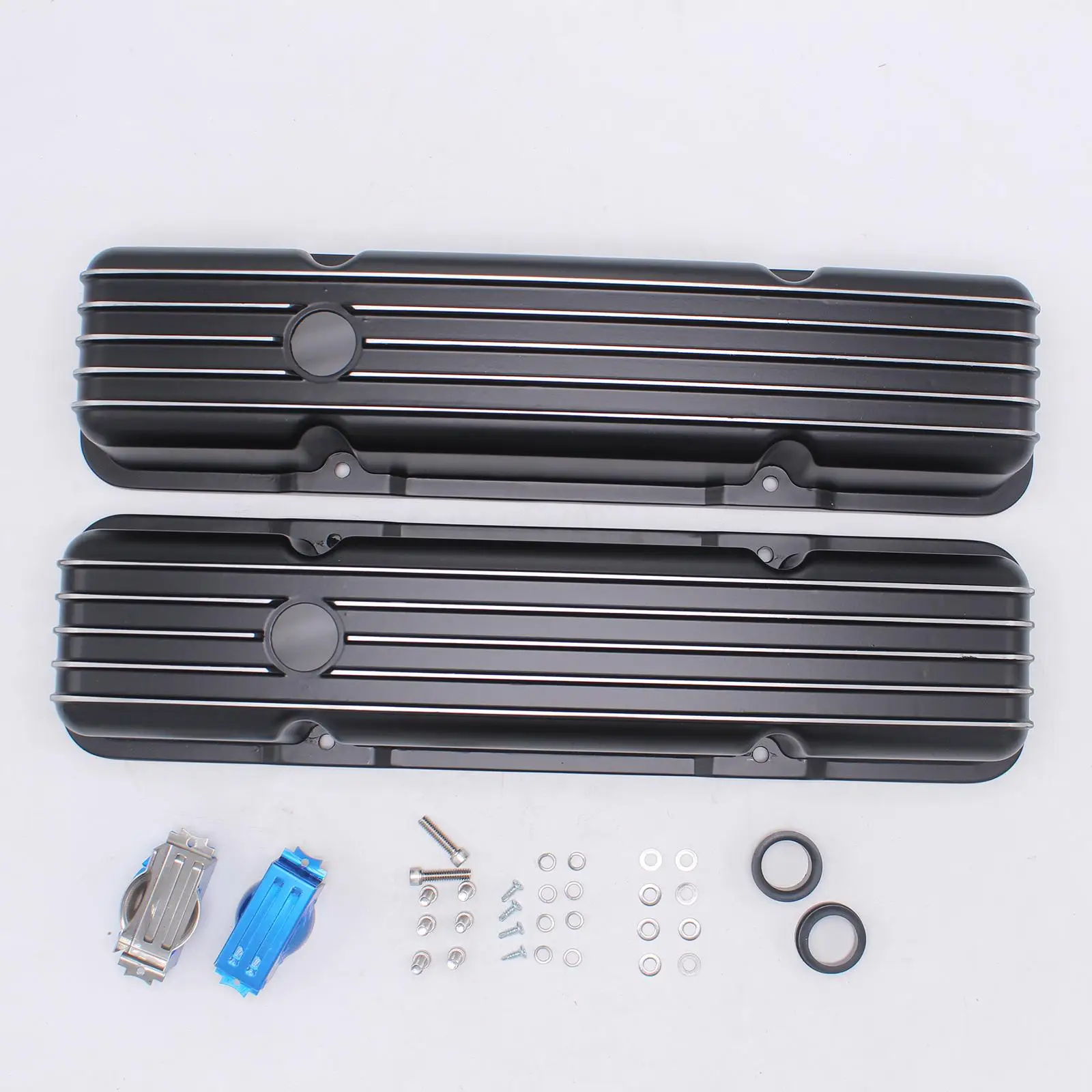 Finned Tall Valve Cover Directly Replace for Chevy Sbc Auto Accessories