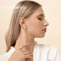 glseevo natural fresh water pearls sturd earrings 2021 trend new luxury quality fashion jewelry for women party round earrings