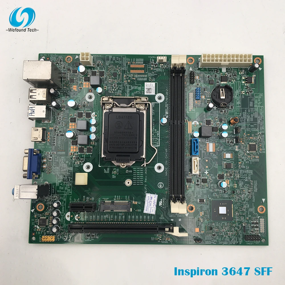 100% рабочая материнская плата для настольного компьютера DELL Inspiron 3647 SFF 2YRK5 02YRK5 DIH81R
