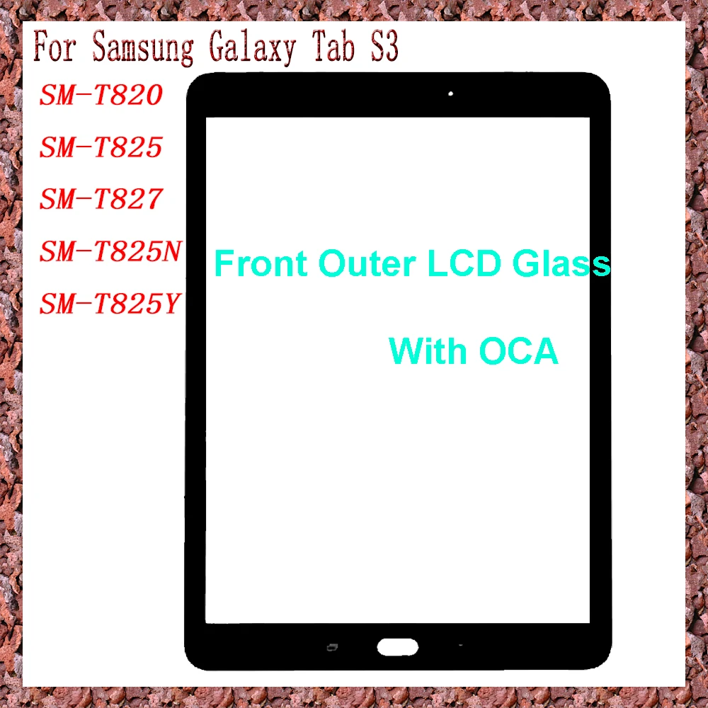 Для Samsung Galaxy Tab S3 Φ T825Y SM-T827 SM-T820 Сенсорная панель планшета передняя внешняя