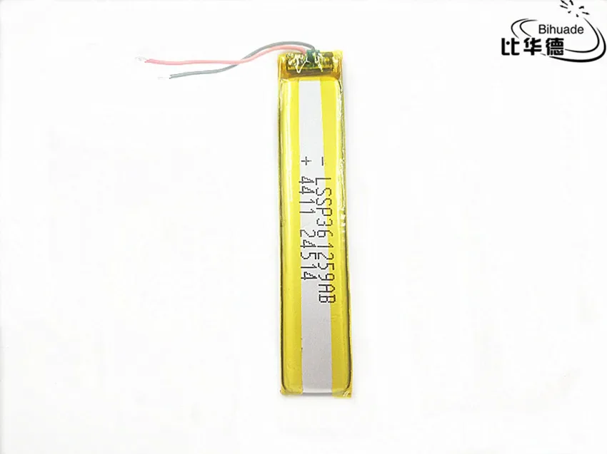 3 7 В 260 мАч 361259 Полимерный литий-ионный/литий-ионный аккумулятор для планшетных ПК