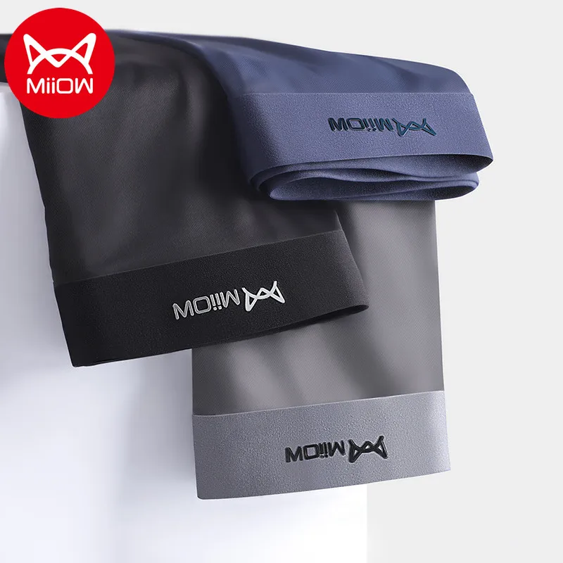 

3 шт., мужские трусы-боксеры из вискозы