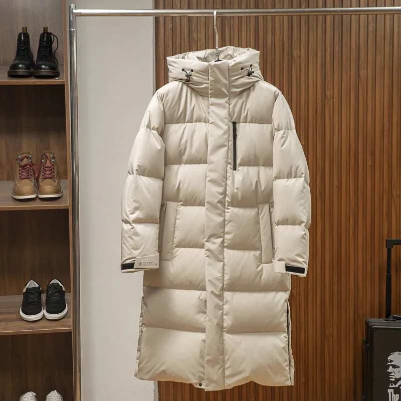 Серая куртка с гусиным пухом