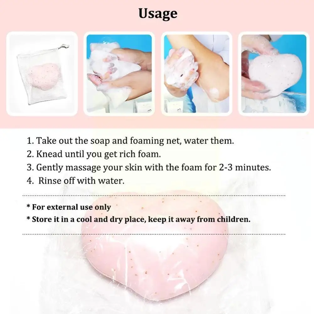 Omy Lady Персиковое ароматизированное женское интимное мыло Отбеливающее Мыло