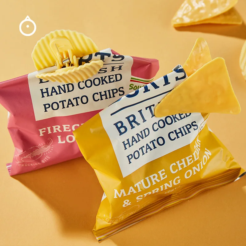 

Living Room Fun Potato Chips Cartoon Clip Creative Simple Book Storage Information Note Snack Photo Folder File Storage Folder