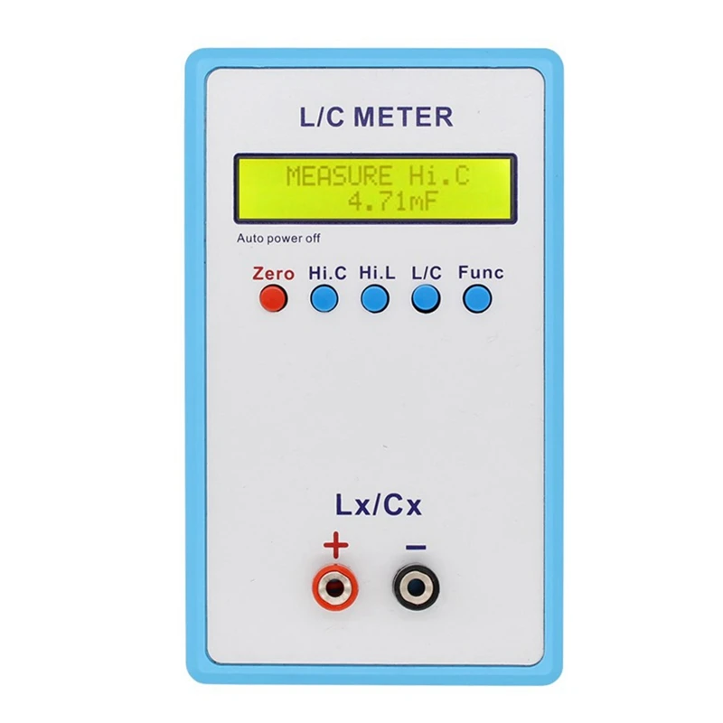 

LC-200A Handheld Inductor&Capacitor Digital LCD Capacitance Inductance Meter Inductance Meter LC Meter 1PF-100MF 1UH-100H