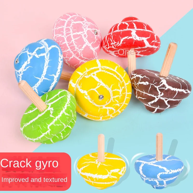 

Мини-игрушка деревянная с трещинами и гироскопом для детей