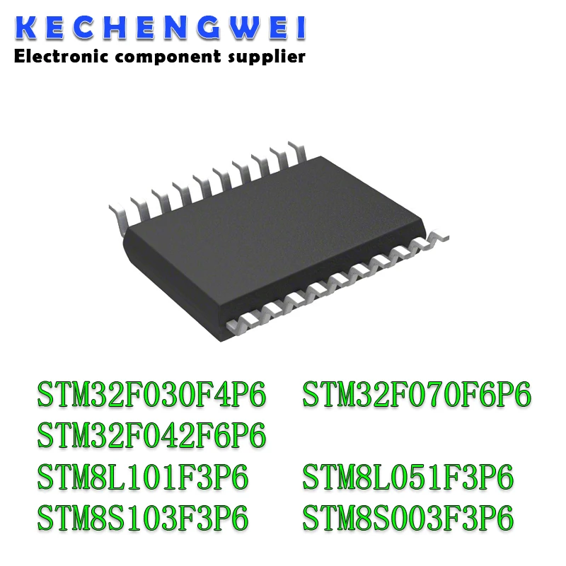 

1pcs/lot STM32F030F4P6 STM32F042F6P6 STM32F070F6P6 STM8L051F3P6 STM8L101F3P6 STM8S003F3P6 STM8S103F3P6 TSSOP-20 In Stock
