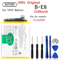 100 orginal b e8 replacement battery for vivo v11 v11i 1806 y97 v1813a v1813t b e8 new large capacity batteries bateria