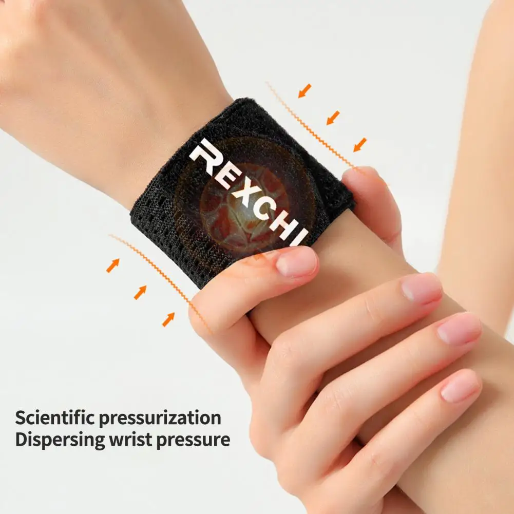 

1Pc Sports Bracers Ultra-thin Breathable Compression Bracer High Elasticity Basketball Fitness Grid Double Wraparound for Sports