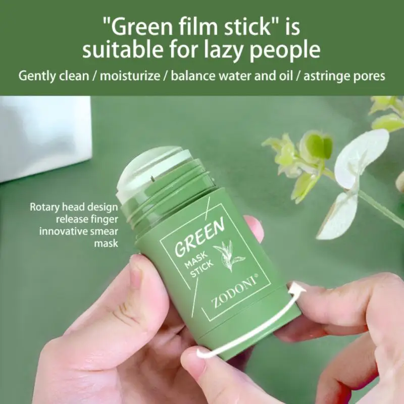 

40g Green Tea Noodle Cleansing Facial Cleansing Mask Apply Solid Cleansing Mask Deep Moisturizing Shrinks Pore Blackheads Mask