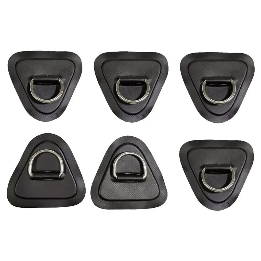

6X Stainless Steel Kayak D-Ring Buckle For Surfboard Canoe Accessories