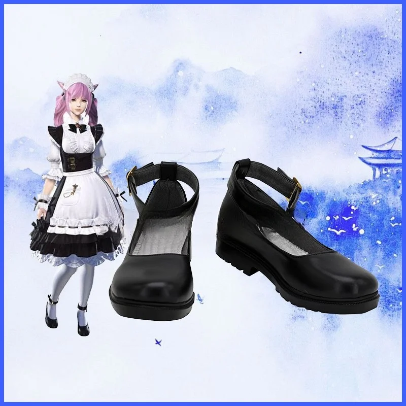 Игра Final Fantasy VII Custrel Обувь для косплея Сапоги Реквизит Хэллоуин Вечеринка Ролевая