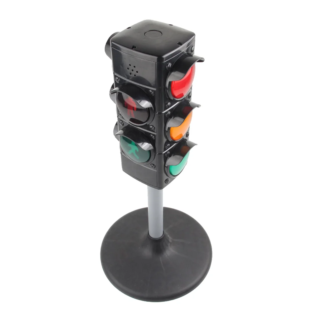 

Simulated Traffic Light Kids Playset Model Toy Simulation Educational Wooden Plaything Plastic Road Safety Signal Child