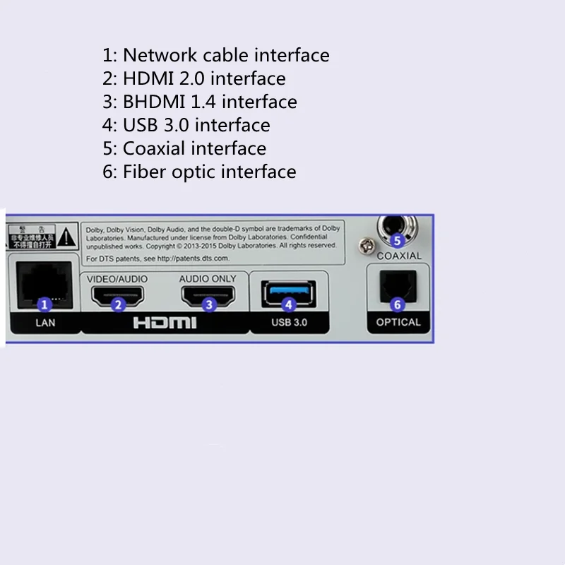 GIEC BDP-G5300 CD DVD-плеер True Ultra HD Blu-Ray Жесткий диск плеер домашнее декодирование 4K