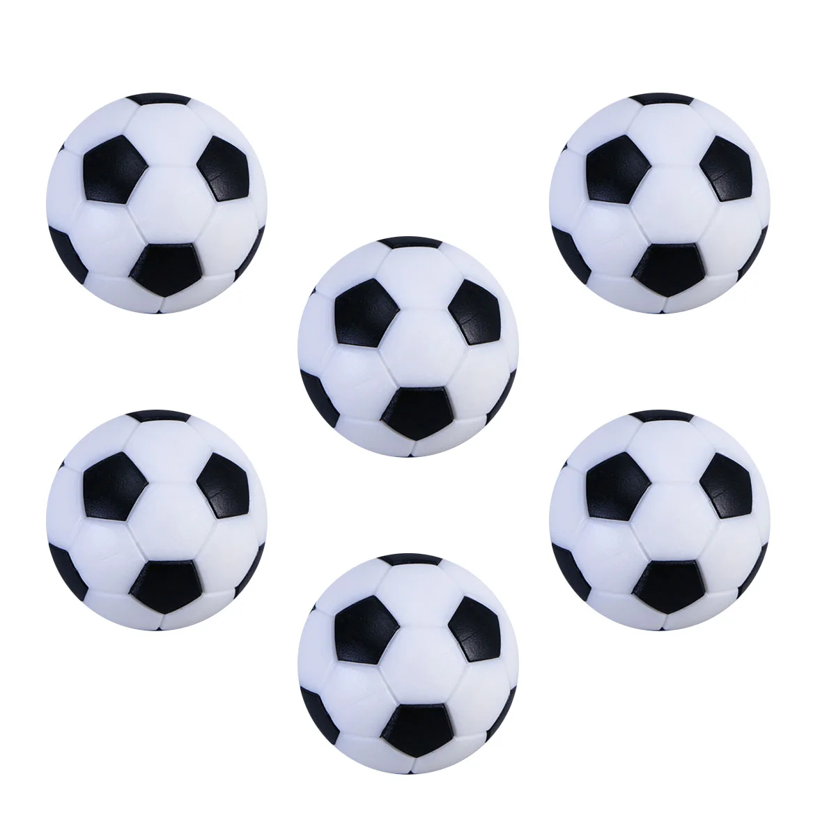 

Foosball Soccer Table Mini Football Replacement Game Tabletop Foosballs Black White Official Sports Party Accessory Socer