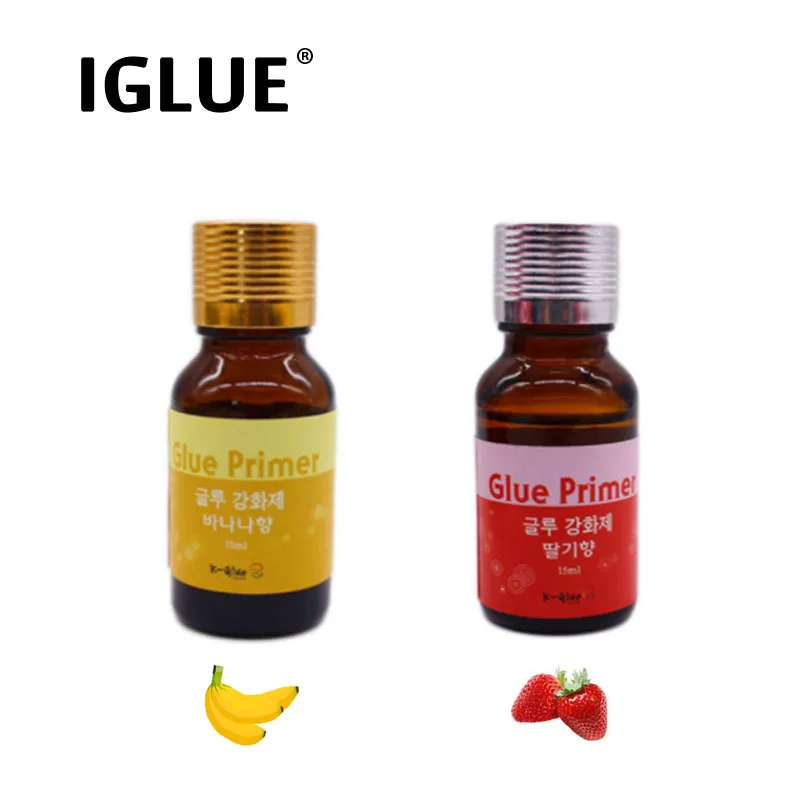

K-Glue 15ml Strawberry/Banana Primer False Eyelashes Extension Supplies Increase Adhesion Glue Makeup Cosmetics