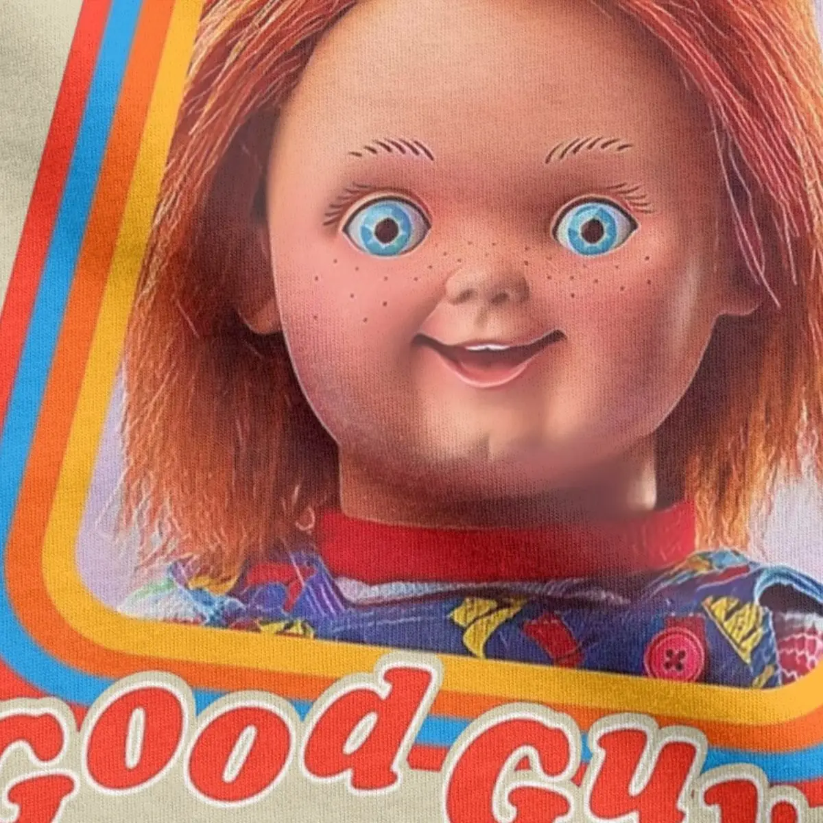 Детские игровые футболки Good Guys мужские винтажные из чистого хлопка с круглым