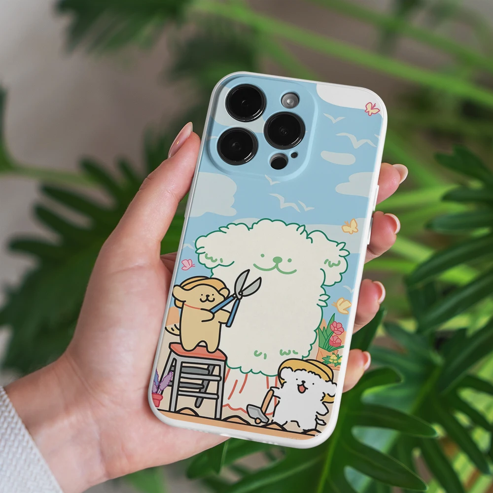 Чехол для телефона с изображением супер милого щенка IPhone 15 14 13 Pro Max