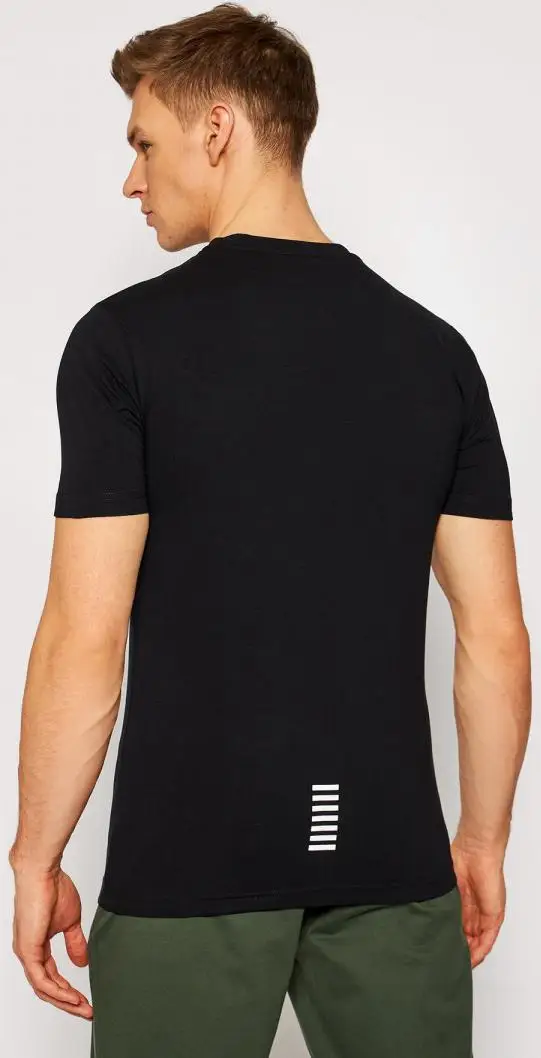 Футболка для активного отдыха EA7 Emporio Armani 8npt52-pjm5z Black (США) Женская спортивная одежда Брюки для женщин Брюки для гольфа Шорты для гольфа Футболки для женщин.