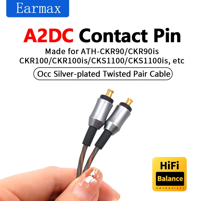 Фото Сменный кабель для гарнитуры для Audio Technica ATH-CKS1100 CKS1100IS CKR100IS CKR100 CKR90 A2DC №4