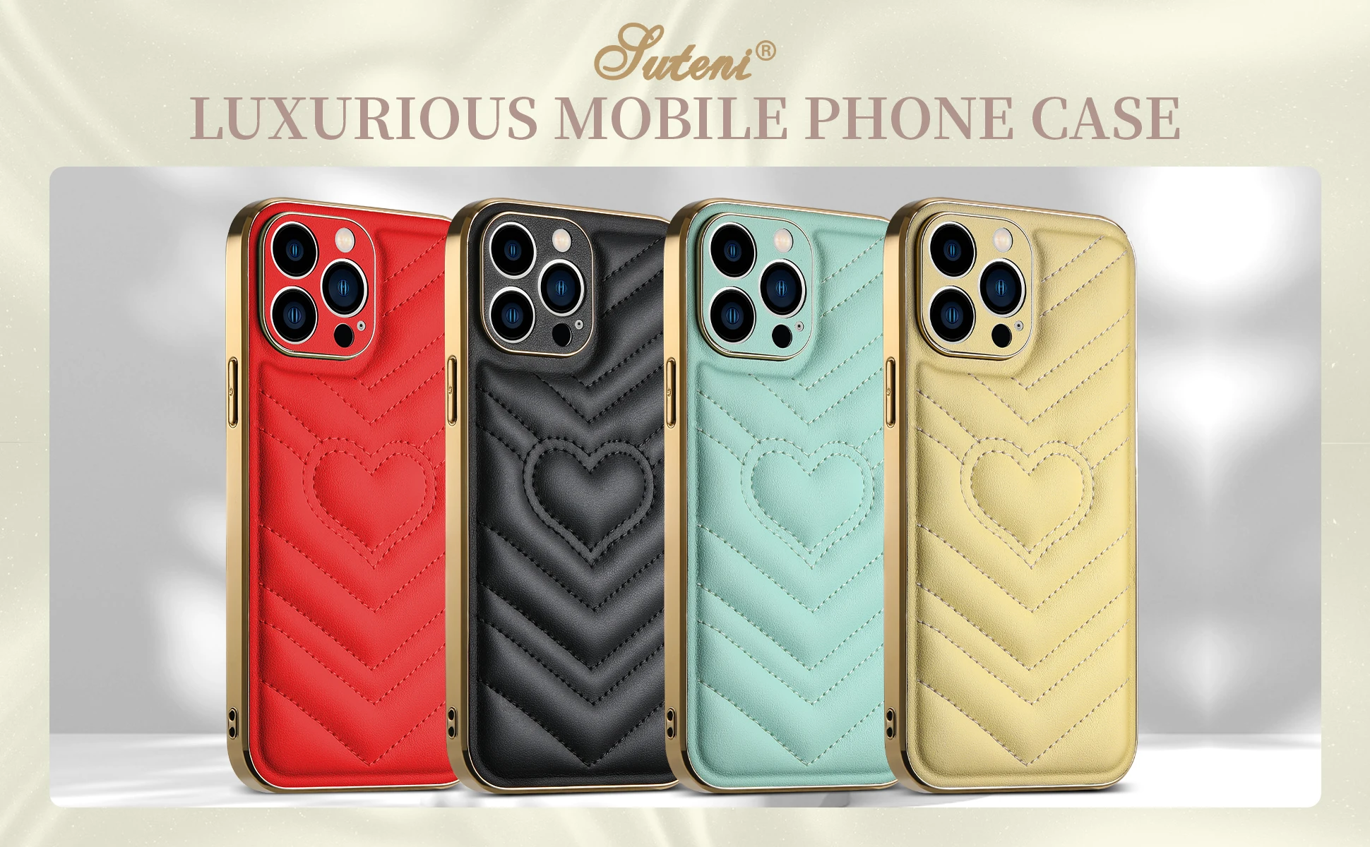 

Мягкий силиконовый чехол с гальваническим покрытием для iPhone 13 Pro Max