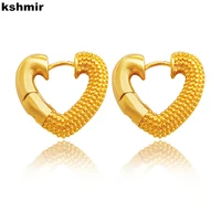 2022 metal earrings trendy design ear buckle fashion heart shaped ear ornaments jewelry accessories gift