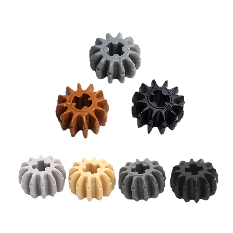 Конструктор MOC детский с 12 зубьями и двойным Скосом 10 шт.