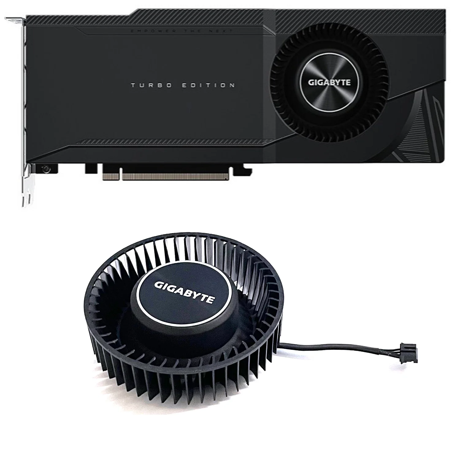 

PLB08025B12HH DC 12V 2.5A RTX 3080 ti GPU Cooler for Gigabyte RTX 3080 3080ti 3090 TURBO Graphics Turbo Fan