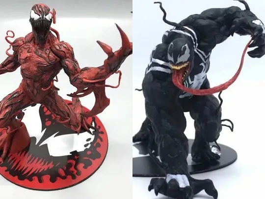 Marvel Мстители Удивительный Человек-паук Веном карнидж ПВХ экшн-фигурка модели