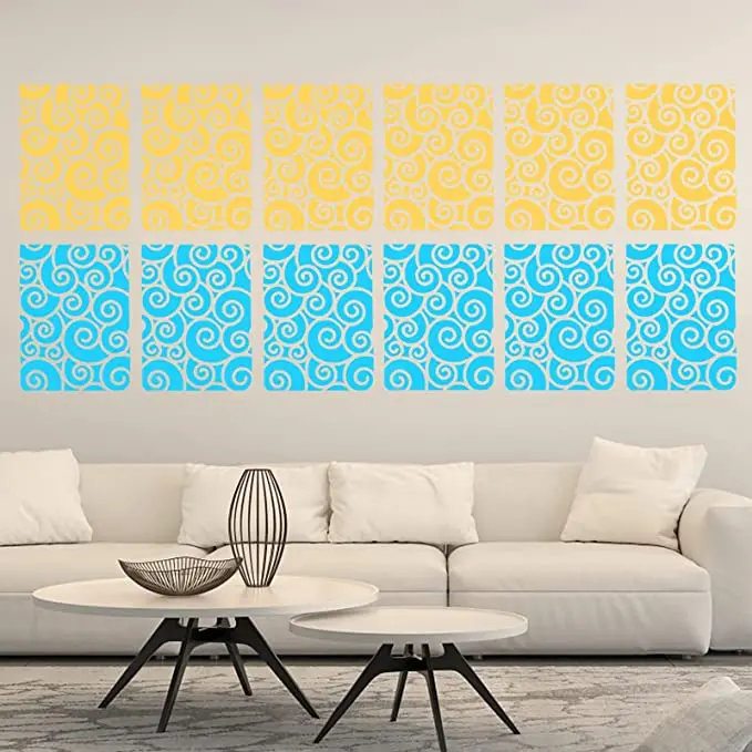 

Pack of 6 Geometry Stencil School Crafts DIY Making Template Supplies