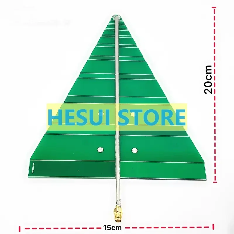 1 шт. UWB ультраширокополосная логи-перриодическая антенна 740 МГц-6000 МГц